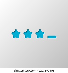 Pin code interface. Simple icon. Paper design. Cutted symbol with shadow