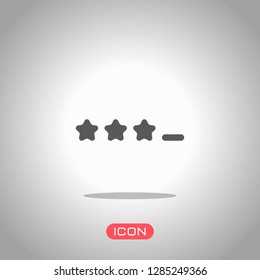 Pin code interface. Simple icon. Icon under spotlight. Gray background
