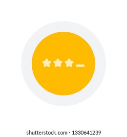 Pin code interface. Simple icon. Icon in colored circle with gray bold border. Web button, modern flat design