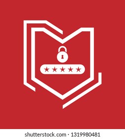 pin code shield sign 