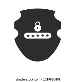 pin code shield sign 