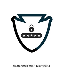 pin code shield sign 