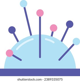 Pin Cushion Icon. Art and Crafts Symbol 
