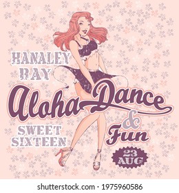 Pin up dancing and having fun