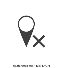 pin delete icon. One of the collection icons for websites, web design, mobile app