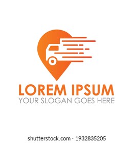 pin delivery vector , logistic logo