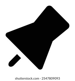 Pin Design Einfache Symbolgrafik