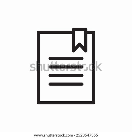 pin document file page icon sign vector