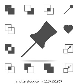 pin for fastening icon. web icons universal set for web and mobile