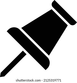 Icono de carpeta de anclaje. Signo Material Y Símbolo. Ilustración Simple Para Elemento De Diseño Web.