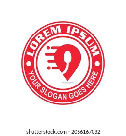 pin food logo , restaurant logo