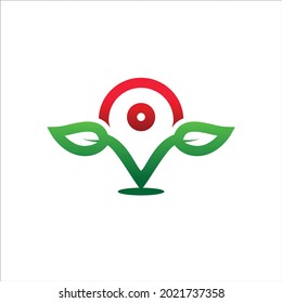 diseño vectorial de ubicación de logotipo de hoja de cálculo de pin