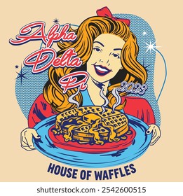 Pin Up Girl Waffles en venta