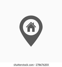 pin home icon