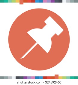 Pin icon.