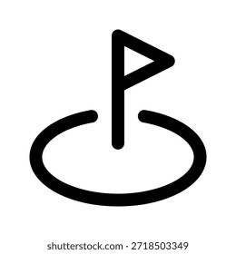 pin icon. The icon can be used for websites, print templates, presentation templates, illustrations, etc