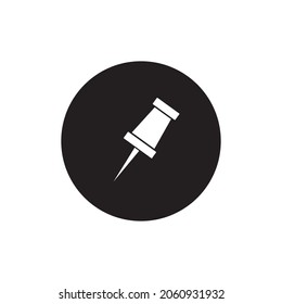 Anclar el color de fondo negro del círculo del icono se puede editar. Icono conectado
