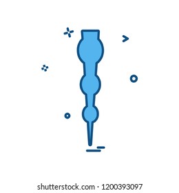 Pin icon design vector