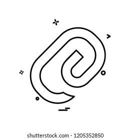 Pin icon design vector