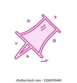 Pin icon design vector