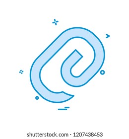 Pin icon design vector