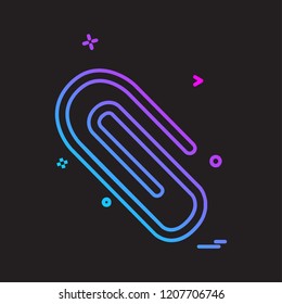 Pin icon design vector