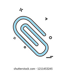 Pin icon design vector