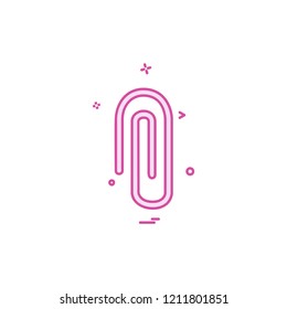 Pin icon design vector