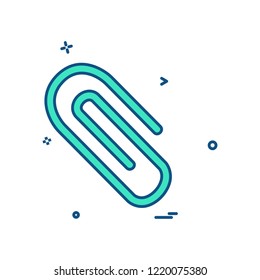 Pin icon design vector