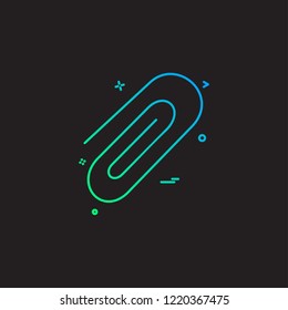 Pin icon design vector 