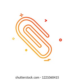 Pin icon design vector