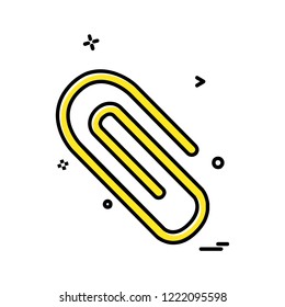 Pin icon design vector