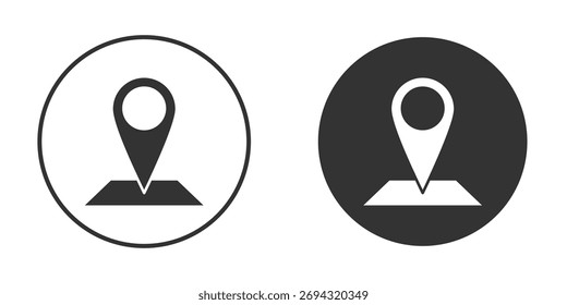 Pin icon doodle vectors, vector illustration