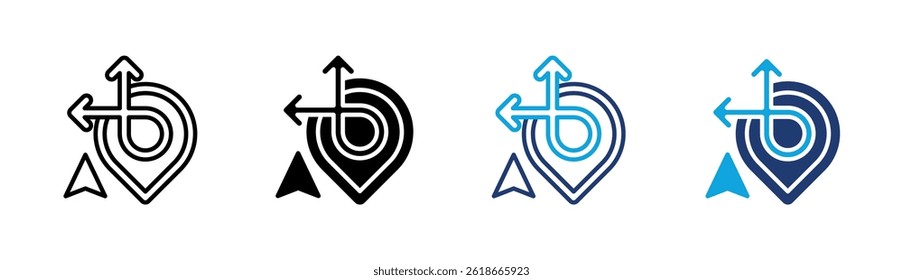 Pin Icon Element For Design