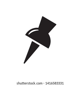 pin icon illustration isolated vector sign symbol 