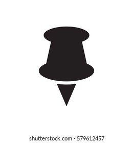 pin icon illustration isolated vector sign symbol