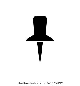 Pin Icon Illustration Isolated Vector Sign Stock Vector (Royalty Free ...