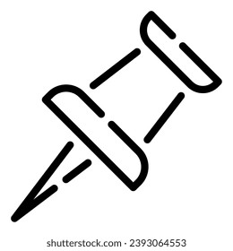 Icono de Pin Ilustración para web, app, infografía