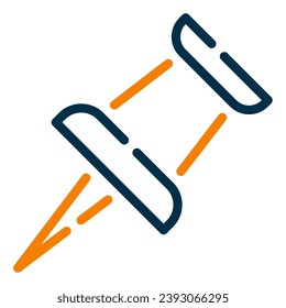 Pin icon Illustration for web, app, infographic