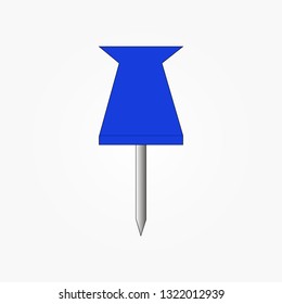 Pin Icon Isolated on White Background