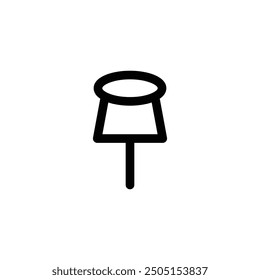 	
pin icon line style element