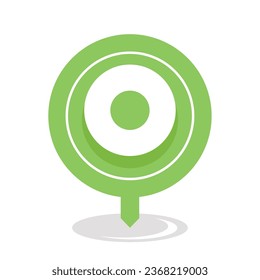 pin icon location app isolated vector