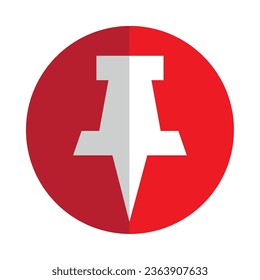 vectores aislados de ubicación de icono