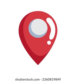 pin icon location geo isolated vector
