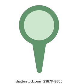 pin icon location gps isolated vector