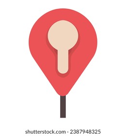 pin icon location guide travel illustration