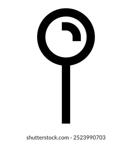 Ícone de pin. pin, localização, mapa, alocador de espaço, ponteiro do mapa, localização do mapa. Ilustração de ícone de vetor