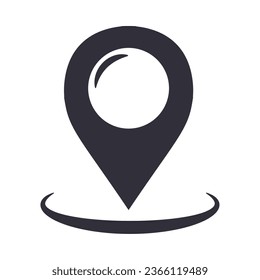 desplazamiento aislado de ubicación de icono