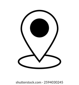 Pin icon. Location icon vector. destination icon. map pin