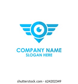 Pin Icon logo design